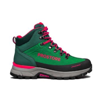 PROSTORE FOOTWEAR - TERRAVENTURE HIKING BOOTS GREEN PINKY RED 6-1