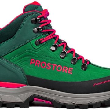 PROSTORE FOOTWEAR - TERRAVENTURE HIKING BOOTS GREEN PINKY RED 6-2