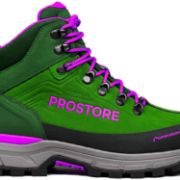 PROSTORE FOOTWEAR - TERRAVENTURE HIKING BOOTS GREEN PINK 6.5-2