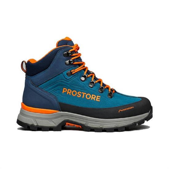 PROSTORE FOOTWEAR - TERRAVENTURE HIKING BOOTS BLUE ORANGE 10-1