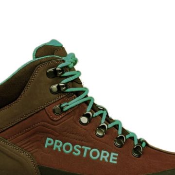 PROSTORE FOOTWEAR - TERRAVENTURE HIKING BOOTS BROWN TURQUOISE 3-4
