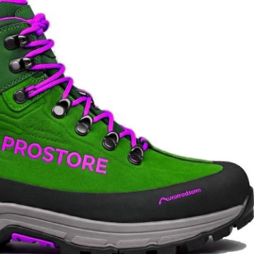 PROSTORE FOOTWEAR - TERRAVENTURE HIKING BOOTS GREEN PINK 6-6