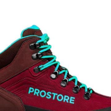 PROSTORE FOOTWEAR - TERRAVENTURE HIKING BOOTS RED TURQUOISE 3-4