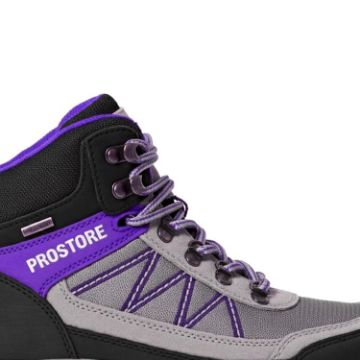 PROSTORE FOOTWEAR - SUMMIT STRIDER HIKING BOOTS PURPLE GREY BLACK 3-4
