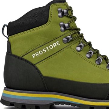 PROSTORE FOOTWEAR - PATHFINDER EDGE HIKING BOOTS GREEN BLACK 3-5