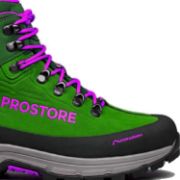 PROSTORE FOOTWEAR - TERRAVENTURE HIKING BOOTS GREEN PINK 8.5-6