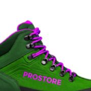 PROSTORE FOOTWEAR - TERRAVENTURE HIKING BOOTS GREEN PINK 9-4