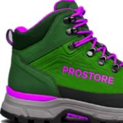 PROSTORE FOOTWEAR - TERRAVENTURE HIKING BOOTS GREEN PINK 9.5-5