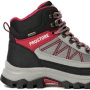 PROSTORE FOOTWEAR - SUMMIT STRIDER HIKING BOOTS RED GREY BLACK 10-5