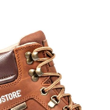 PROSTORE FOOTWEAR - ALPINE QUEST HIKING BOOTS BROWN BEIGE 3-7