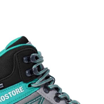 PROSTORE FOOTWEAR - SUMMIT STRIDER HIKING BOOTS TURQUOISE GREY BLACK 3-7