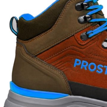 PROSTORE FOOTWEAR - TERRAVENTURE HIKING BOOTS CHOCOLATE BROWN BLUE 6.5-9
