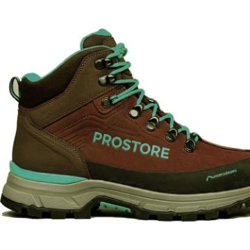 PROSTORE FOOTWEAR - TERRAVENTURE HIKING BOOTS BROWN TURQUOISE 3-10