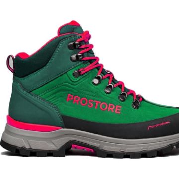 PROSTORE FOOTWEAR - TERRAVENTURE HIKING BOOTS GREEN PINKY RED 6-10