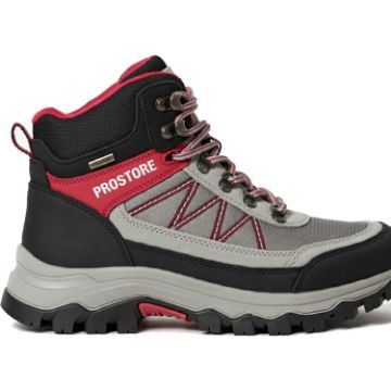 PROSTORE FOOTWEAR - SUMMIT STRIDER HIKING BOOTS RED GREY BLACK 3-10