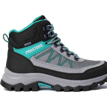 PROSTORE FOOTWEAR - SUMMIT STRIDER HIKING BOOTS TURQUOISE GREY BLACK 3-10