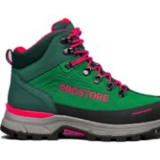 PROSTORE FOOTWEAR - TERRAVENTURE HIKING BOOTS GREEN PINKY RED 7-10