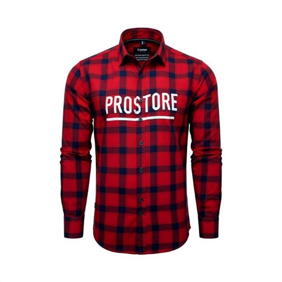 PROSTORE GLOVES - MICROFLEECE SHIRT RED BLACK S-1