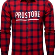 PROSTORE GLOVES - MICROFLEECE SHIRT RED BLACK S-2