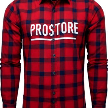 PROSTORE GLOVES - MICROFLEECE SHIRT RED BLACK S-2