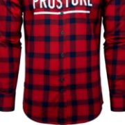 PROSTORE GLOVES - MICROFLEECE SHIRT RED BLACK S-3