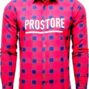 PROSTORE GLOVES - MICROFLEECE SHIRT PINK BLACK S-2