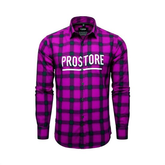 PROSTORE GLOVES - MICROFLEECE SHIRT PURPLE BLACK M-1