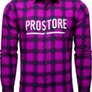 PROSTORE GLOVES - MICROFLEECE SHIRT PURPLE BLACK M-2