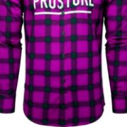 PROSTORE GLOVES - MICROFLEECE SHIRT PURPLE BLACK M-3