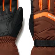PROSTORE GLOVES - POWDERCORE GLOVE BROWN ORANGE BLACK XL-2