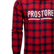 PROSTORE GLOVES - MICROFLEECE SHIRT RED BLACK S-5