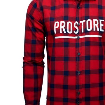 PROSTORE GLOVES - MICROFLEECE SHIRT RED BLACK S-5