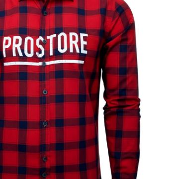 PROSTORE GLOVES - MICROFLEECE SHIRT RED BLACK S-6