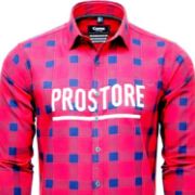 PROSTORE GLOVES - MICROFLEECE SHIRT PINK BLACK S-4