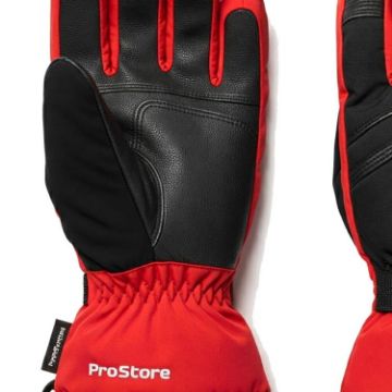PROSTORE GLOVES - GLACIER PRO MITT RED BLACK S-5