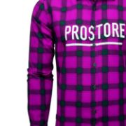 PROSTORE GLOVES - MICROFLEECE SHIRT PURPLE BLACK M-5