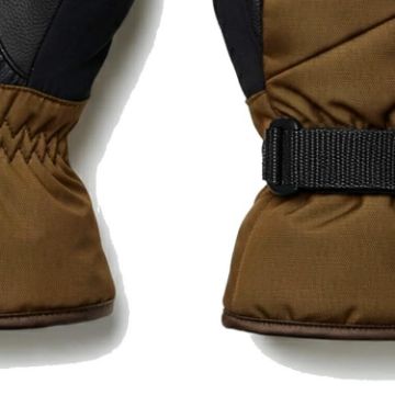 PROSTORE GLOVES - POWDERCORE GLOVE BROWN YELLOW BLACK XS-8