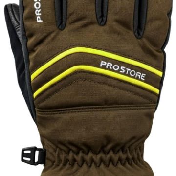 PROSTORE GLOVES - THERMALPEAK GLOVE BLACK YELLOW XS-9