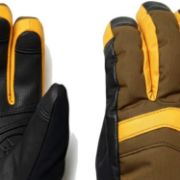 PROSTORE GLOVES - POWDERCORE GLOVE BROWN YELLOW BLACK S-7