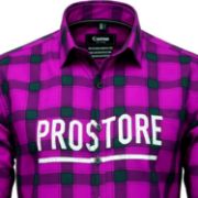 PROSTORE GLOVES - MICROFLEECE SHIRT PURPLE BLACK M-7