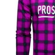 PROSTORE GLOVES - MICROFLEECE SHIRT PURPLE BLACK M-9