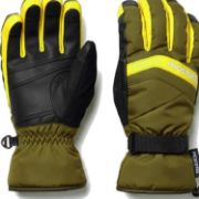 PROSTORE GLOVES - POWDERCORE GLOVE GREEN YELLOW BLACK XS-10