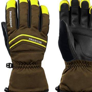 PROSTORE GLOVES - THERMALPEAK GLOVE BLACK YELLOW XS-10