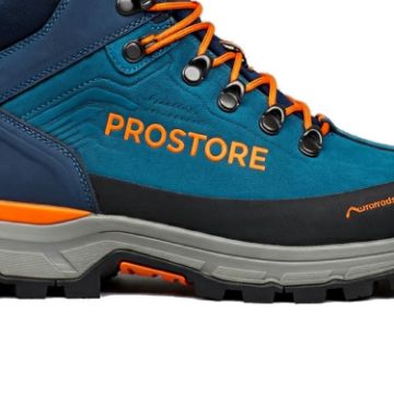 PROSTORE MOUNTAIN - PEAK PURSUIT HIKING FOOTWEAR BLUE ORANGE 6-3