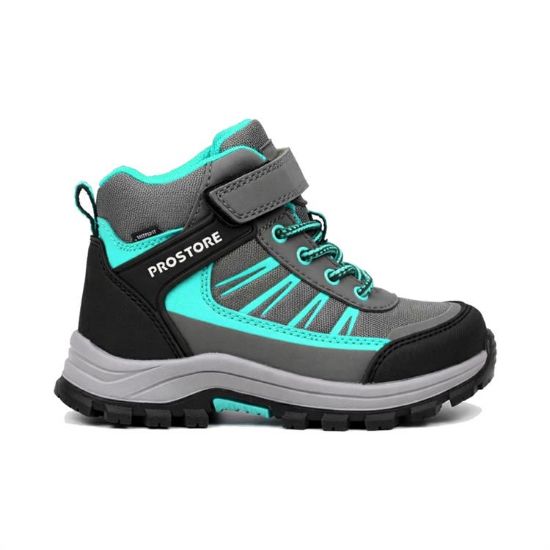 PROSTORE MOUNTAIN - SUMMITSTORM JUNIOR HIKING FOOTWEAR GREY TURQUOISE BLACK 24-1