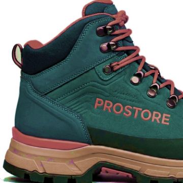 PROSTORE MOUNTAIN - PEAK PURSUIT HIKING FOOTWEAR TEAL BROWN 6-5