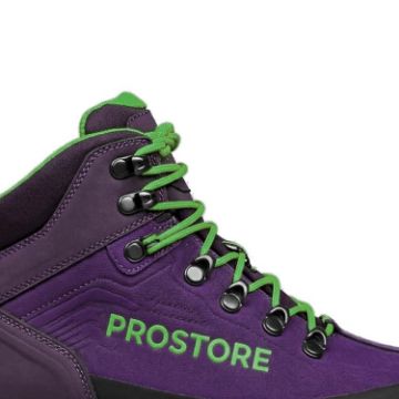 PROSTORE MOUNTAIN - PEAK PURSUIT HIKING FOOTWEAR PURPLE GREEN 3.5-4