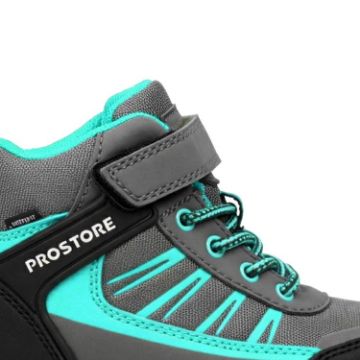 PROSTORE MOUNTAIN - SUMMITSTORM JUNIOR HIKING FOOTWEAR GREY TURQUOISE BLACK 24-4