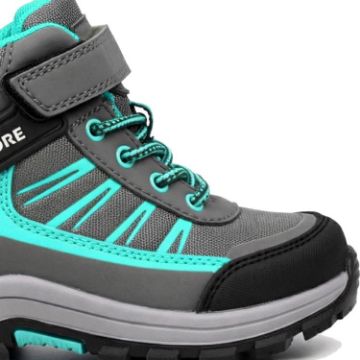 PROSTORE MOUNTAIN - SUMMITSTORM JUNIOR HIKING FOOTWEAR GREY TURQUOISE BLACK 24-6