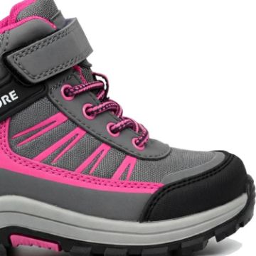PROSTORE MOUNTAIN - SUMMITSTORM JUNIOR HIKING FOOTWEAR PINK GREY BLACK 24-6
